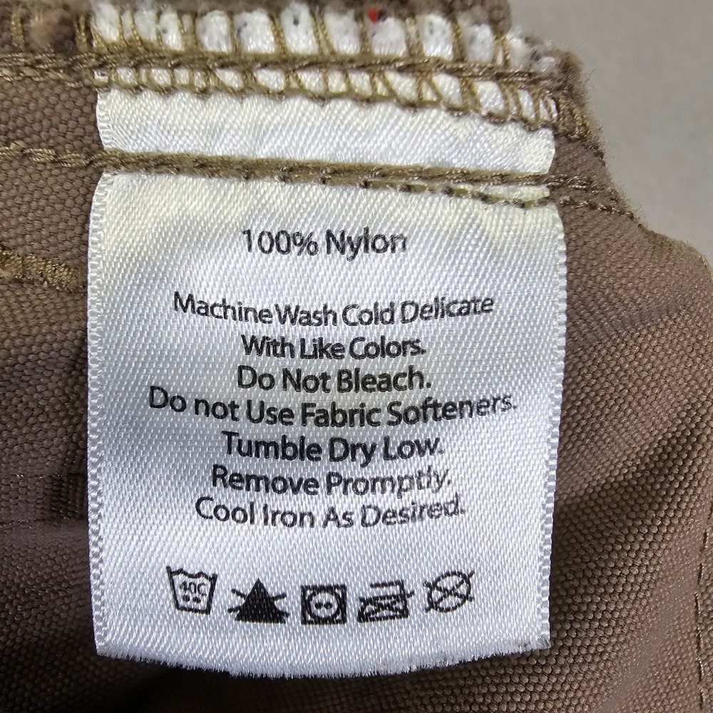 Eddie Bauer Pants Mens 36x30 100% Nylon Performance Cotton Feel Side Zip 0412 - Picture 10 of 12
